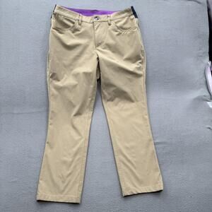 Birddogs Pants Mens 32x30 Khaki Slim Fit Stretch Casual Chino Golf Performance